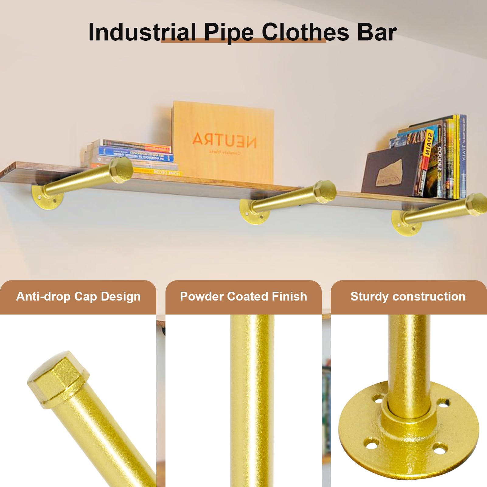 Pintuson in closet with scale comparison showing compact 12-inch depth saving space