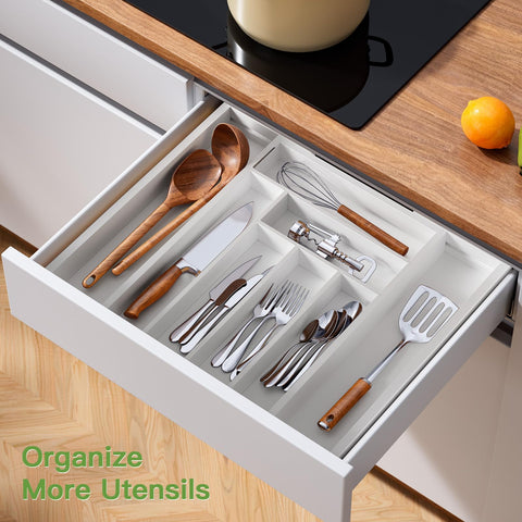 Pipishell compartments holding forks spoons knives for quick access benefit