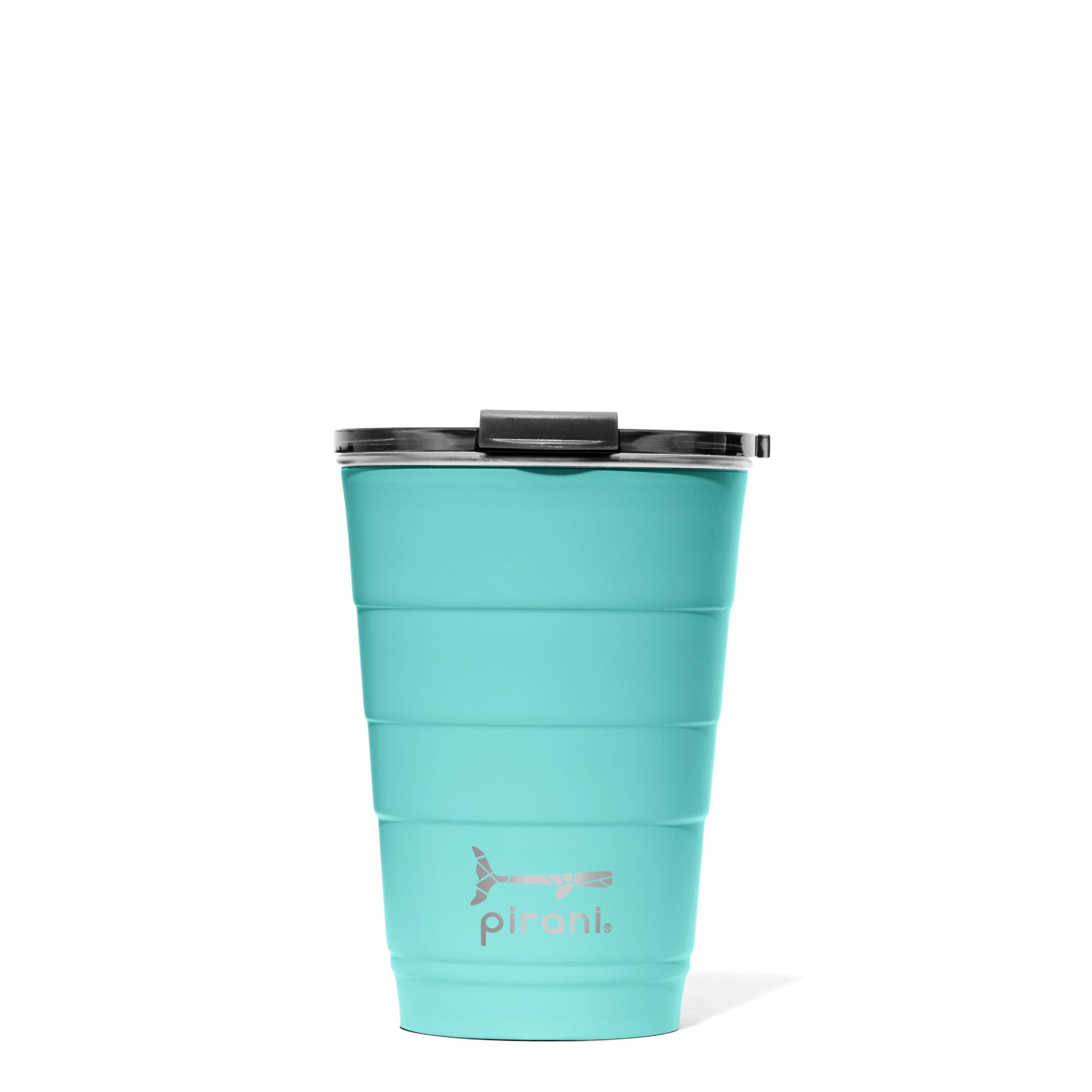 Pirani Paradise Blue front view showing sleek skinny-wall and benefit of portability