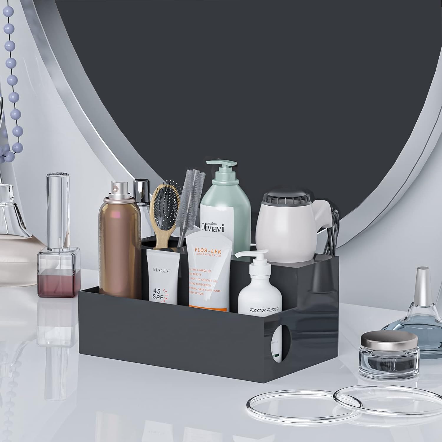 PITBVO glossy acrylic texture showing waterproof dustproof finish