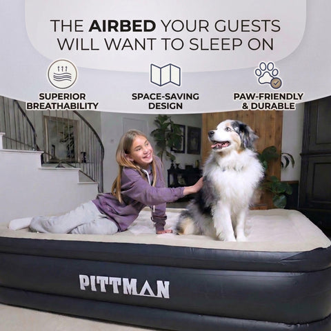 Pittman Outdoors surface texture detail showing soft, slip-resistant top for comfortable sleep