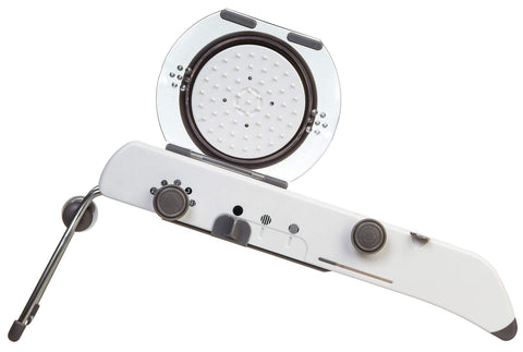 PL8 safety hand guard holding produce for protected cutting