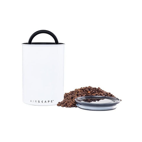 Planetary Design canister front view showing compact, stackable storage benefit
