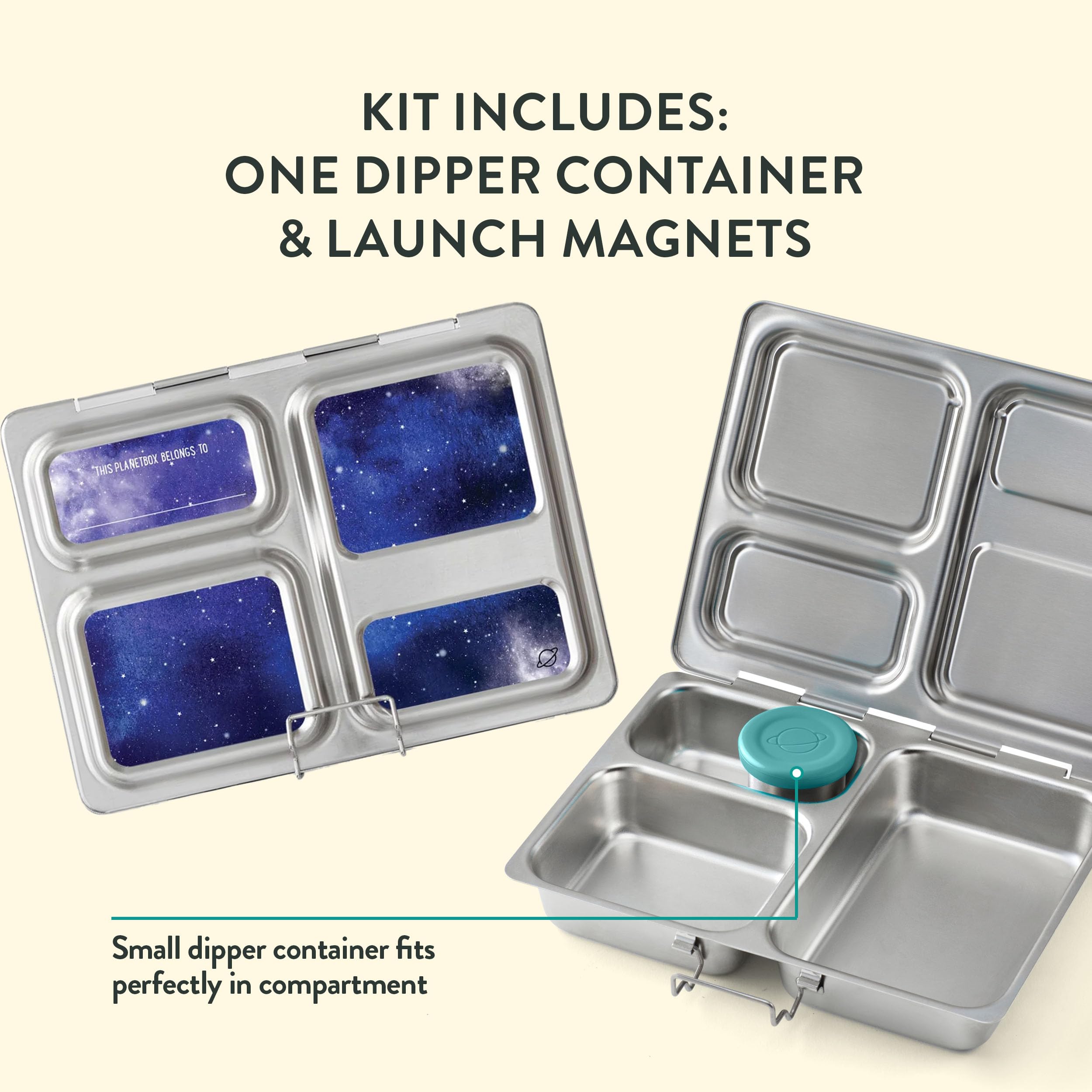 PlanetBox Launch packed and in use outdoors showing robust kit for school, work, or hiking convenience