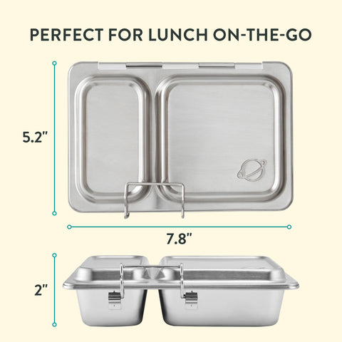 PlanetBox shuttle side profile next to common items showing compact scale benefit