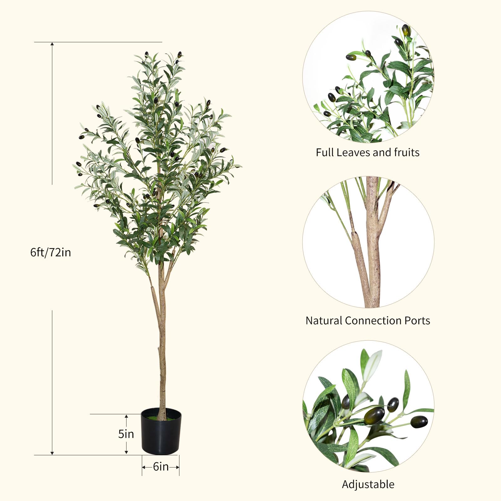 plantsworld detailed olives among foliage showing lifelike fruit realism benefit