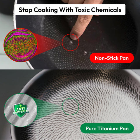 Plateful pan with lid front angle highlighting fit and steam control benefit: efficient cooking
