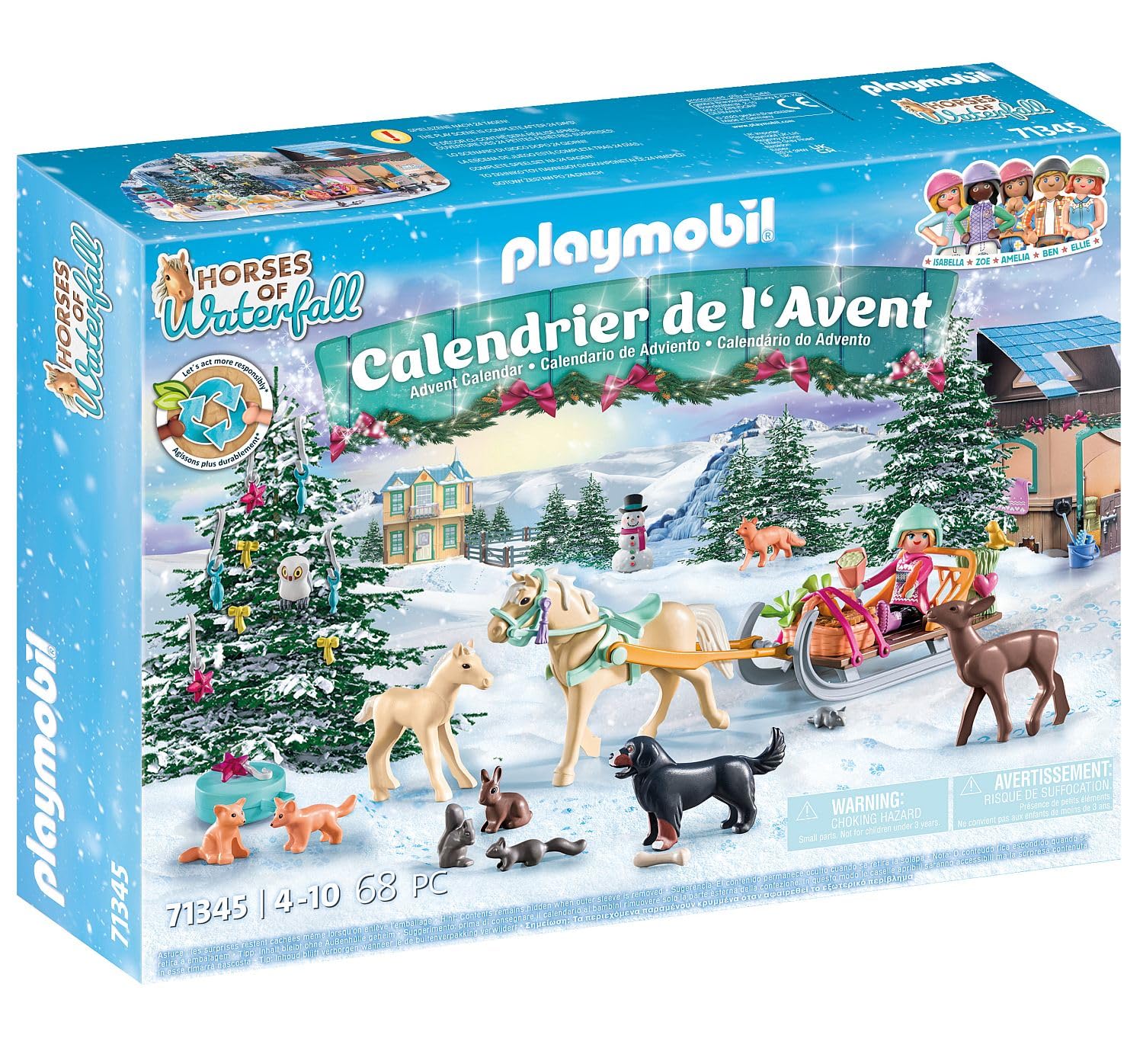 Playmobil Isabella with Buttercup and Cream figures displaying character detail and play value