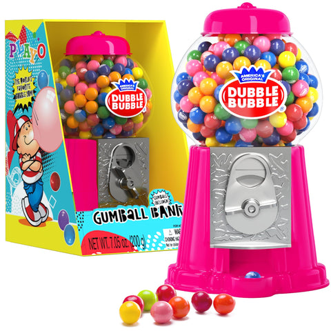 Playo next to a toy for scale to show 8.5-inch height and child-friendly size