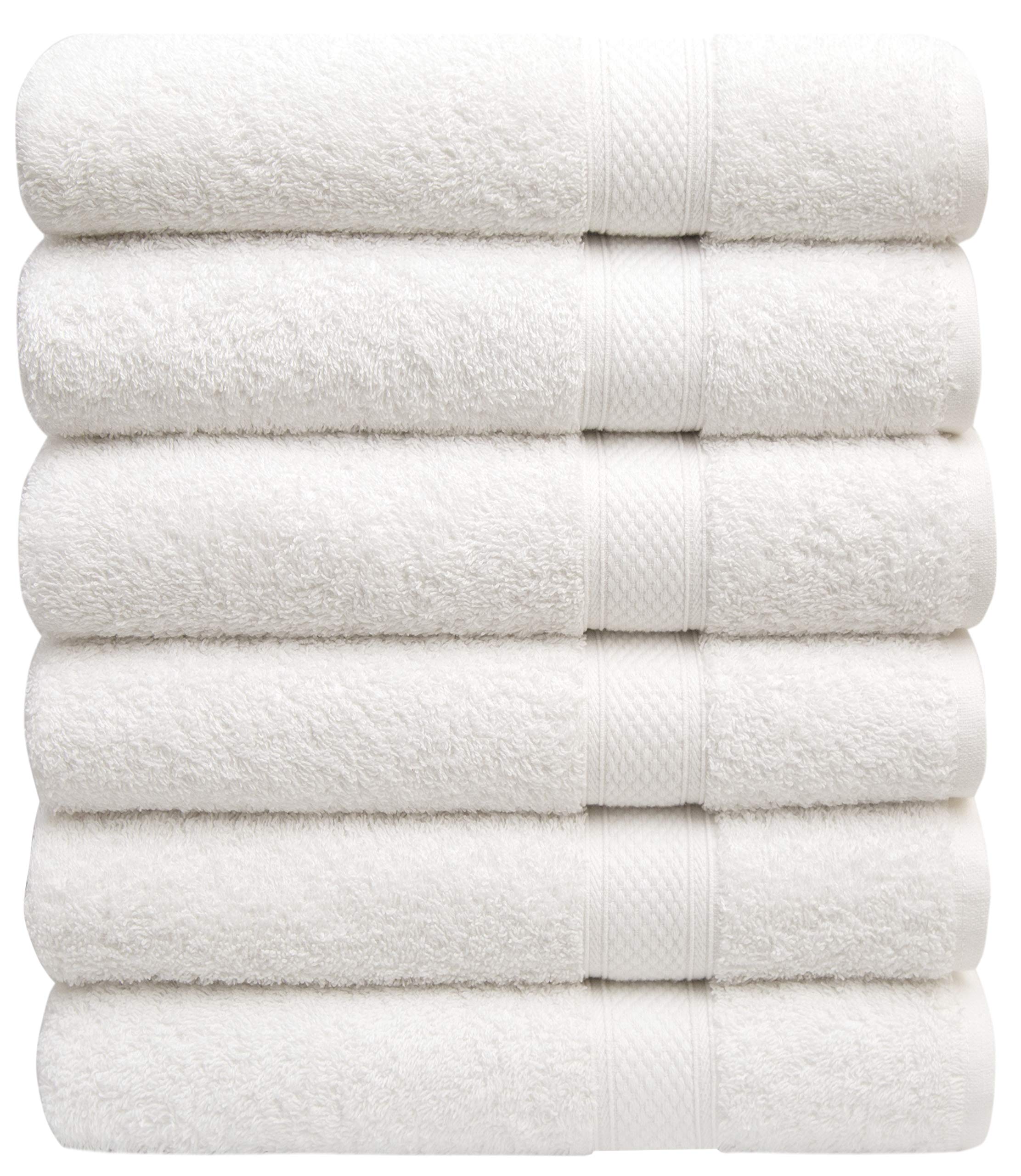 PH Pleasant Home front packaging showing six white towels, organized for convenience