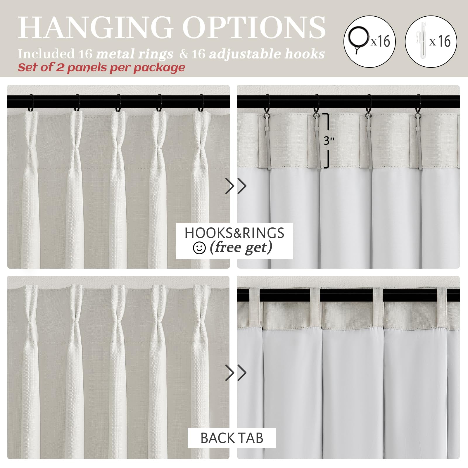 PleatedDrapes next to chair to show 40x96 inch scale for accurate sizing
