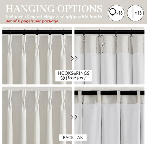 PleatedDrapes next to chair to show 40x96 inch scale for accurate sizing