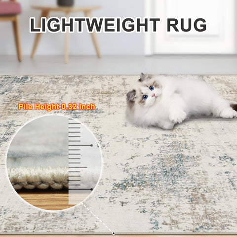 PLHXFR rolled rug in shipping packaging highlighting easy delivery and initial crease appearance