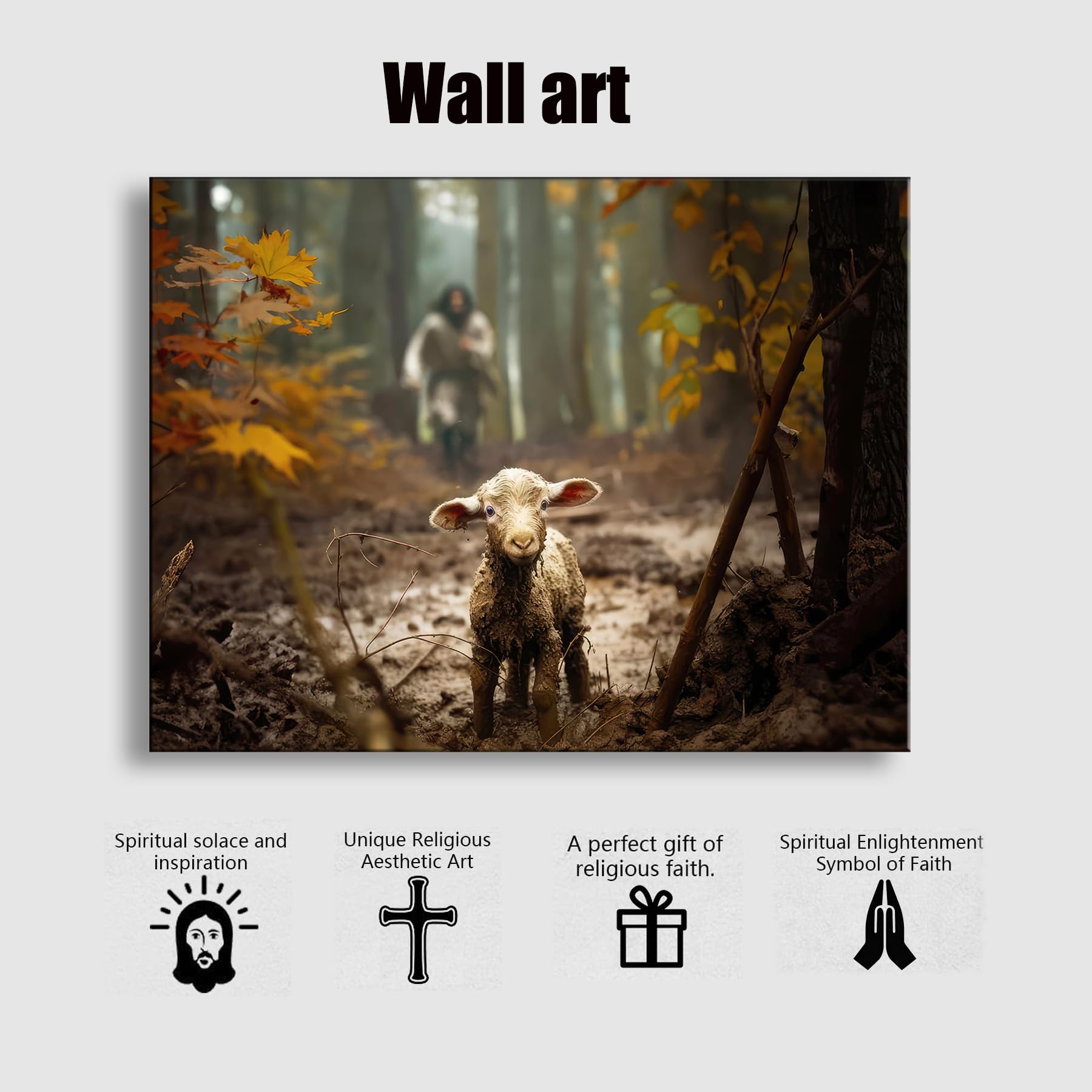 Ploceiny canvas next to book for scale, perfect for small wall areas
