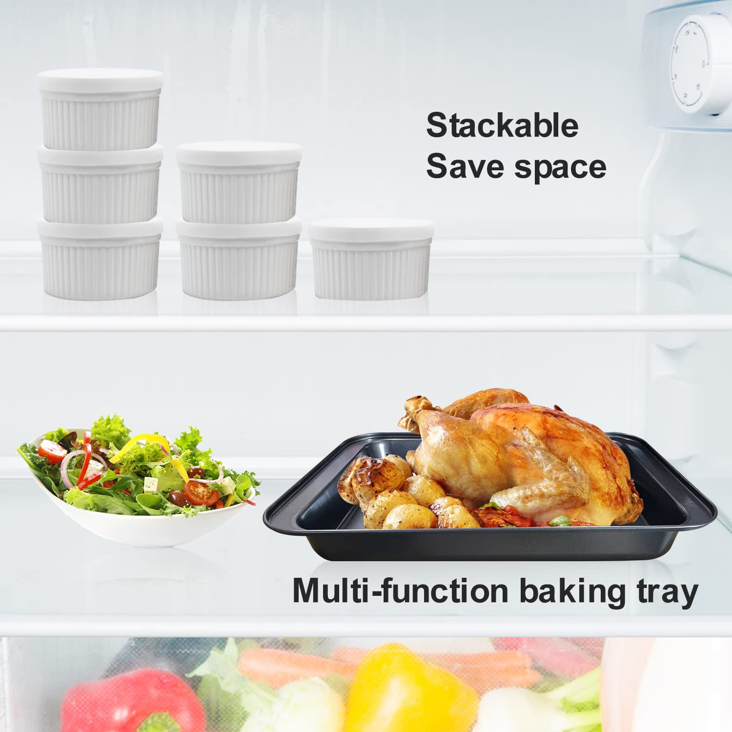 PLSFIT hand holding ramekin to show true size and portion control benefit