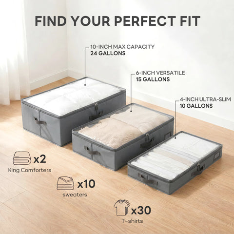 PLUMGEAN folded flat to illustrate compact storage and convenient off-season stowing