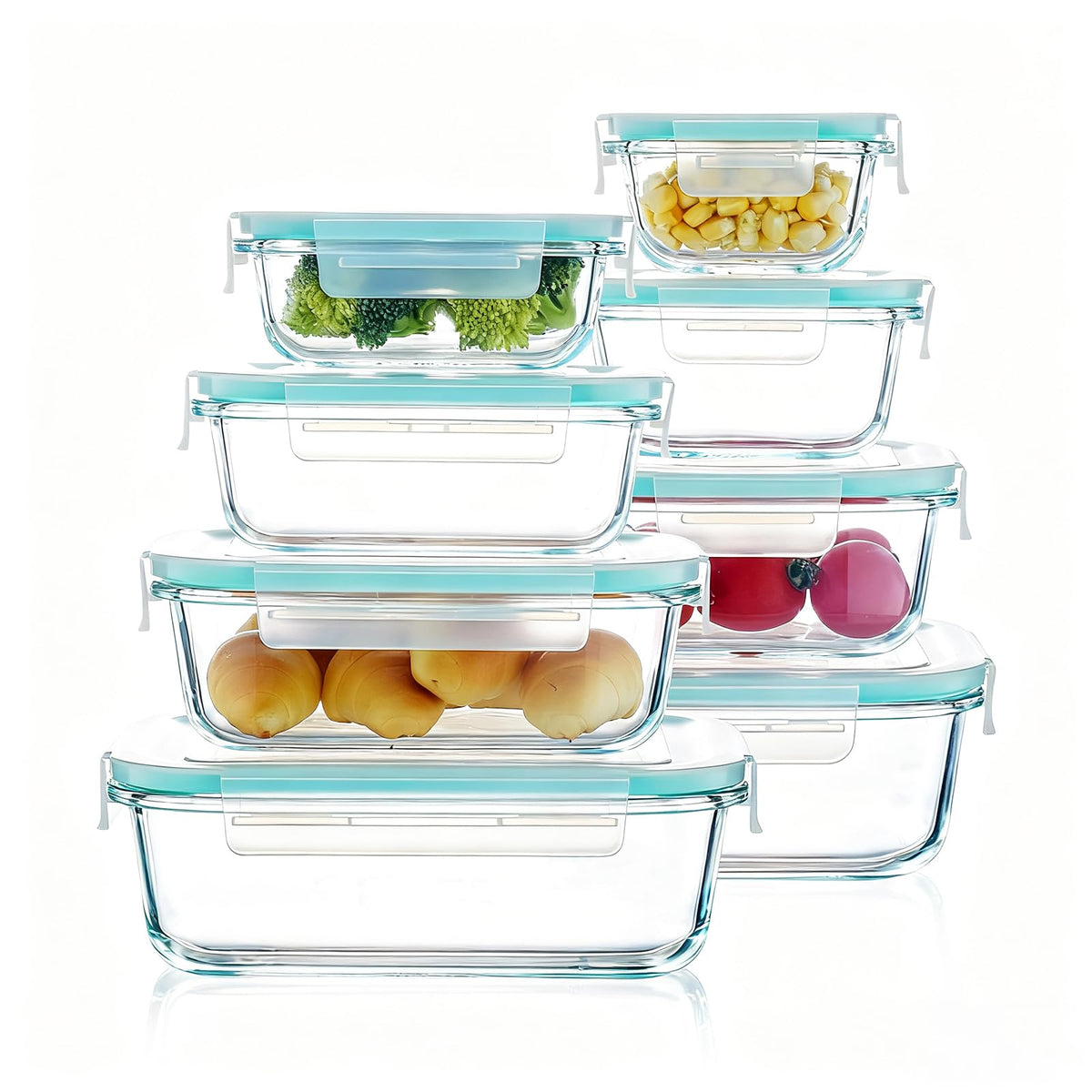 Pmssypl full 8-piece glass set displayed for easy selection and storage benefits