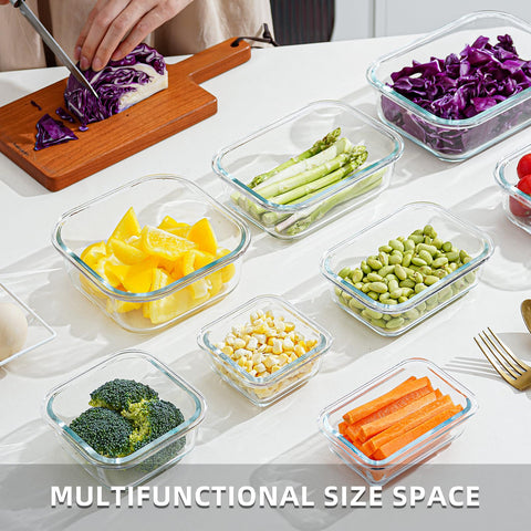 Pmssypl rectangular glass container close-up showing durable borosilicate glass benefit