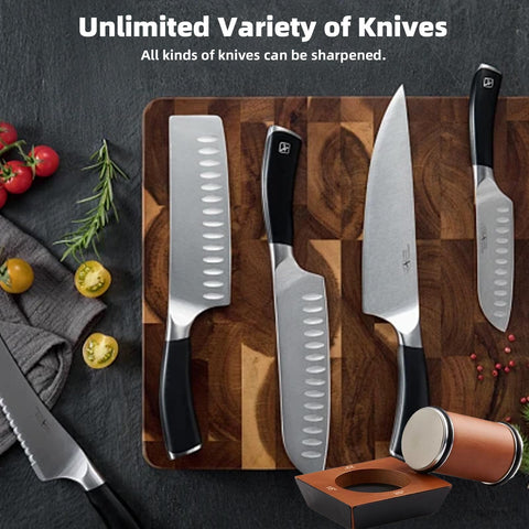 PODYSLEN next to a knife for scale showing compact size and portability