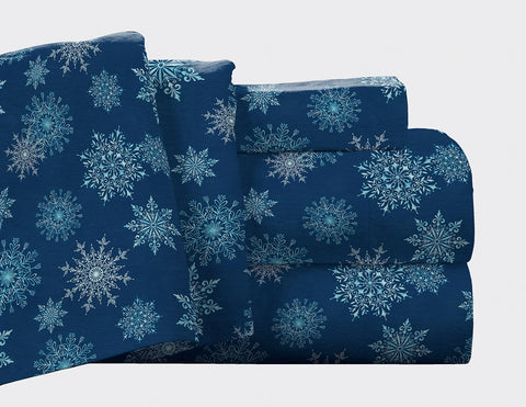 Pointehaven front packaging showing snow flakes navy, clear product branding and pattern benefit