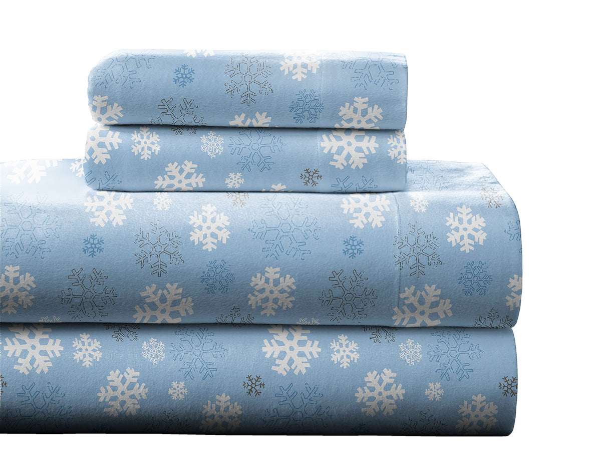 Pointehaven front packaging showing Snow Flakes pattern and cozy benefits