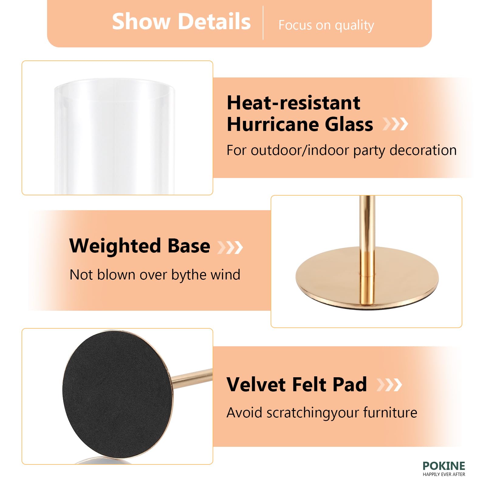 POKINE packing box with foam showing secure transit protection and guarantee
