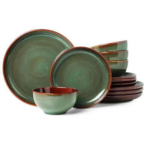 Pokini front set of plates and bowls showing cohesive table appeal and style