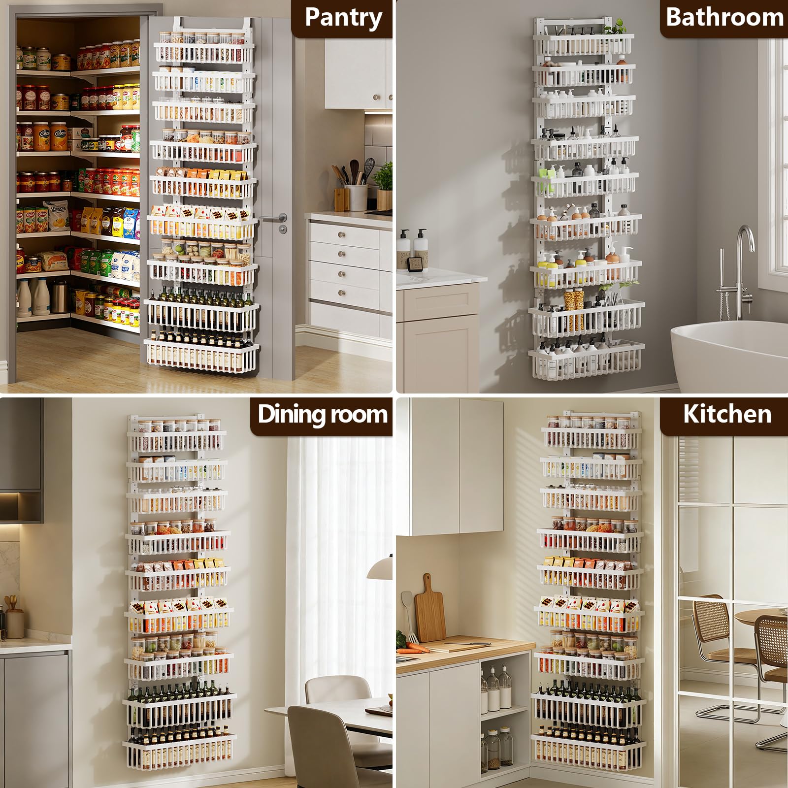 POKIPO in a tidy kitchen scene showing efficient pantry and countertop relief