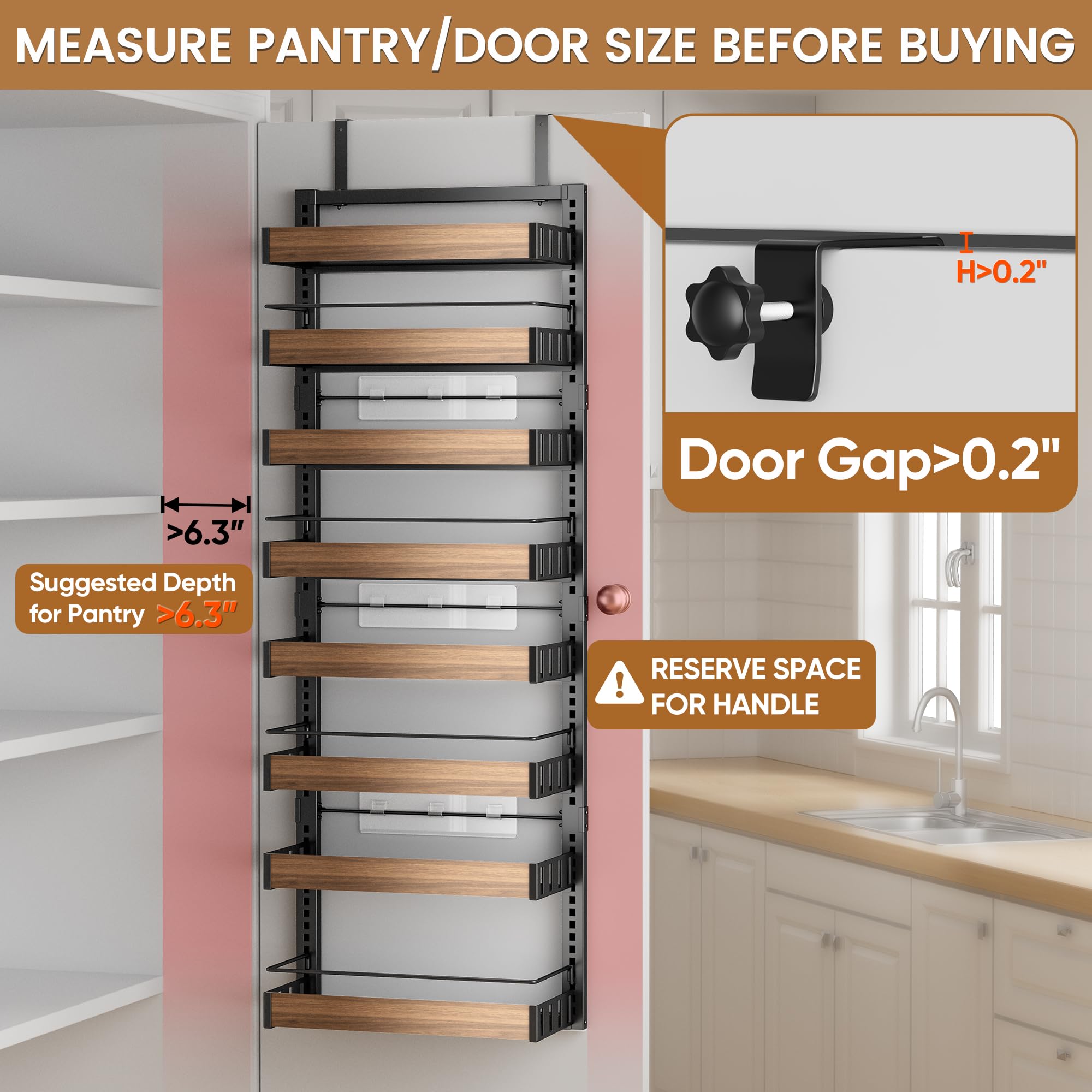 POKIPO wall-mounted organizer in a kitchen saving counter space