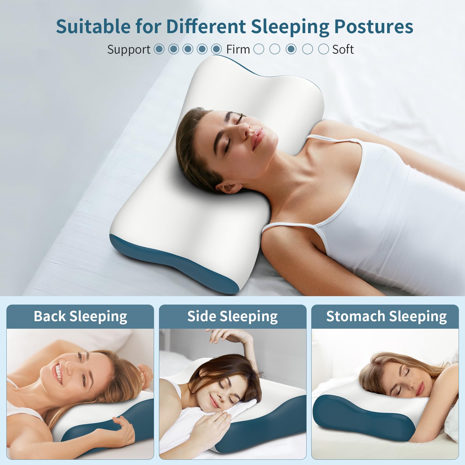 Polovo foam cross-section detail shows dense memory foam durability