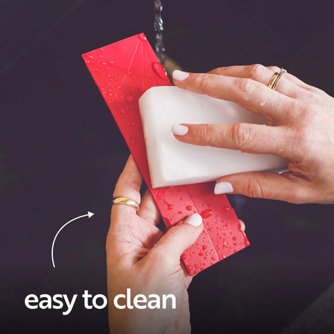 Polygons scooping peanut butter to show easy spreading and low waste