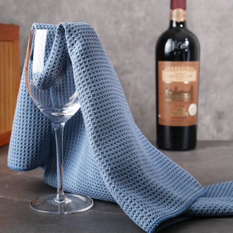 POLYTE towel hanging to dry in kitchen to prevent odors and maintain freshness