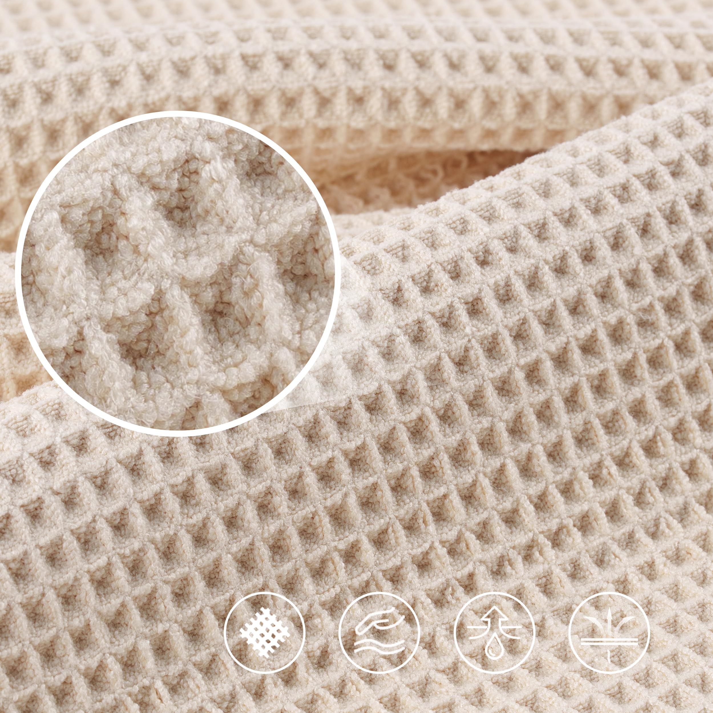POLYTE towel packed in a travel bag illustrating lightweight portability