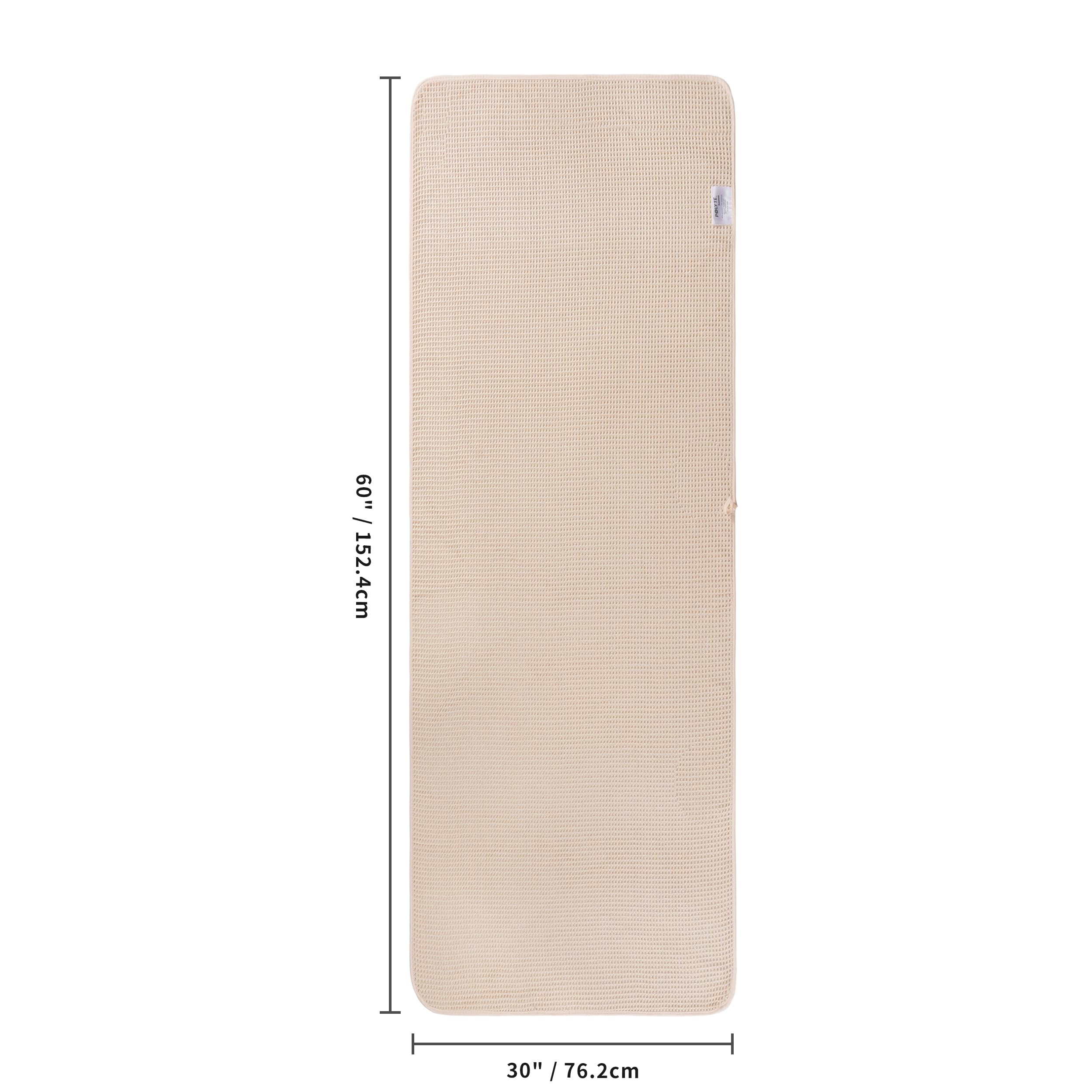 POLYTE satin edge detail showing durable trim and refined styling