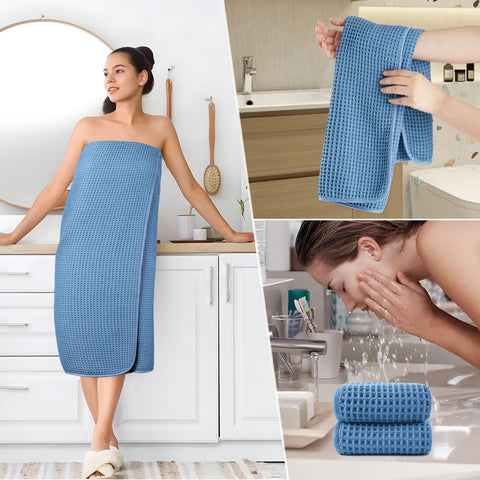 POLYTE washcloth on skin showing gentle exfoliation and superior lather