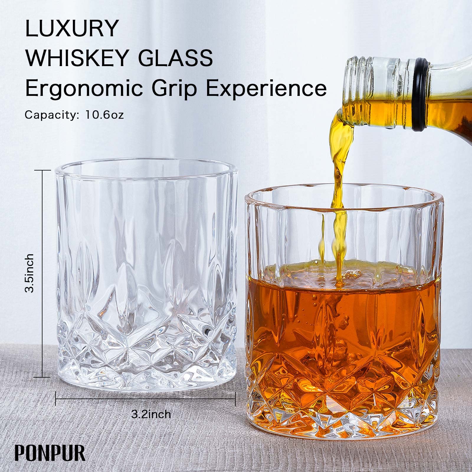 PONPUR chilling stones with tray and tongs offering dilution-free cooling