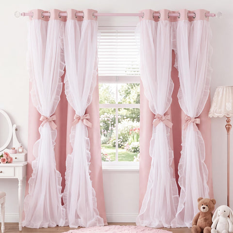 PONY DANCE front full-panel view showing princess ruffles and soft pink appeal