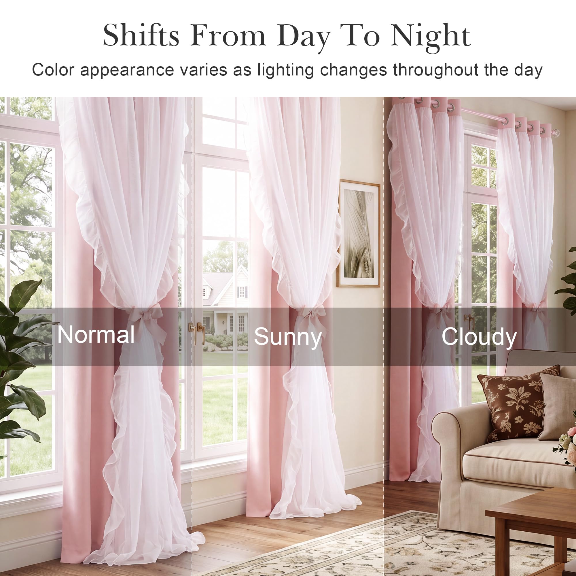PONY DANCE curtain in nursery styled scene creating a cozy, whimsical atmosphere
