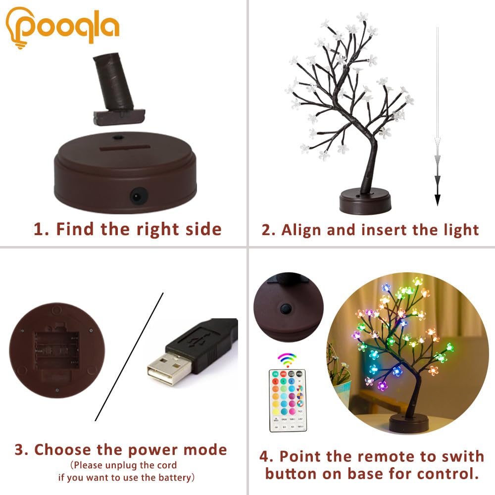 Pooqla lit in bedroom showcasing ambient mood lighting benefit