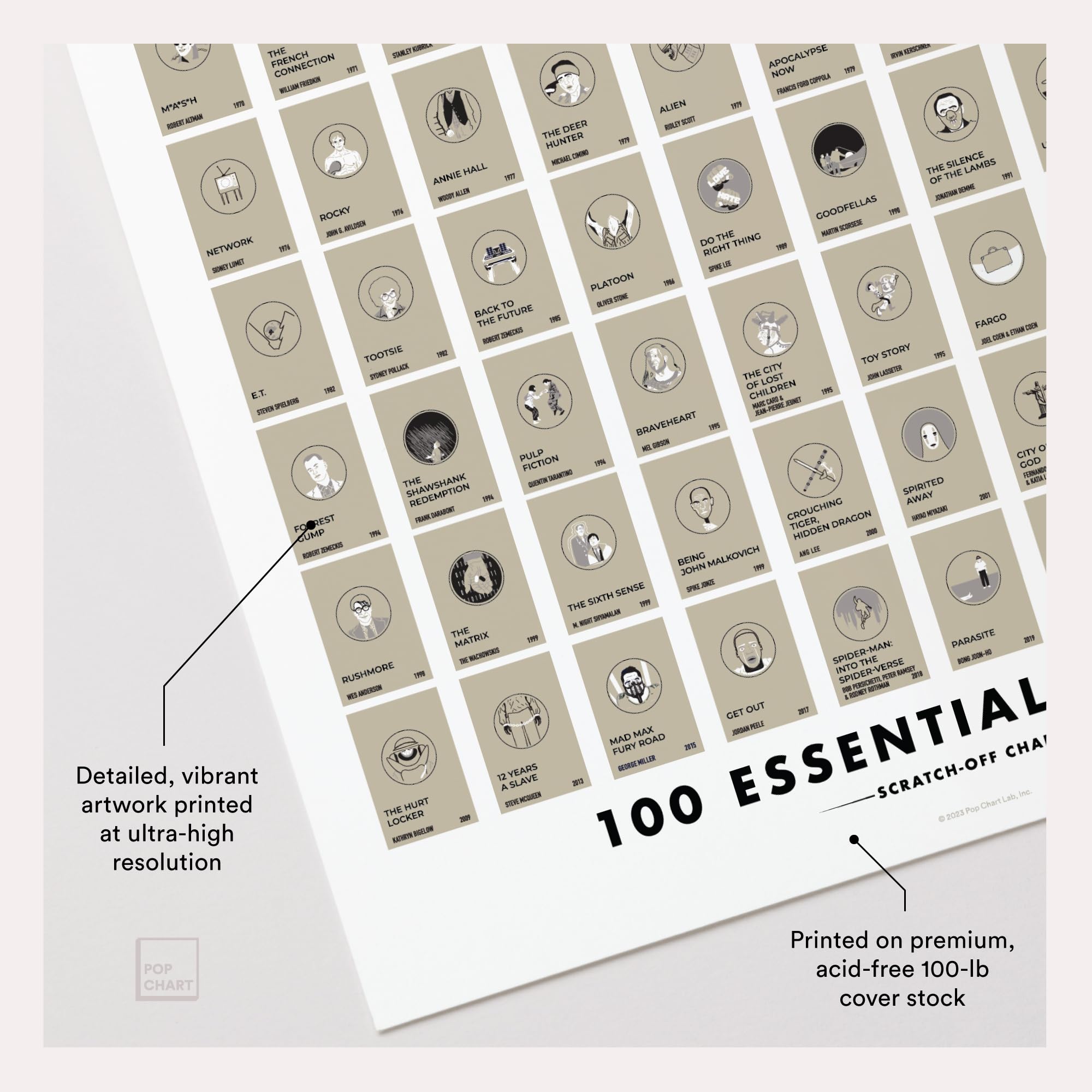 Pop Chart Lab showing coin scratching off a ticket, satisfying reveal moment