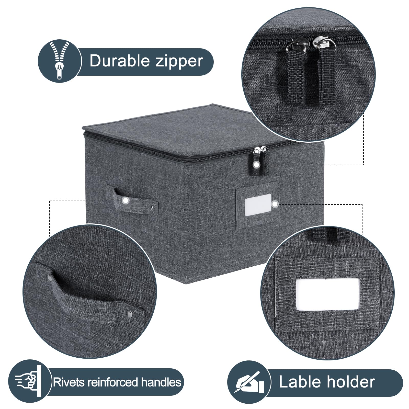 popoly reinforced handle detail conveying strong carry support up to 30 pounds