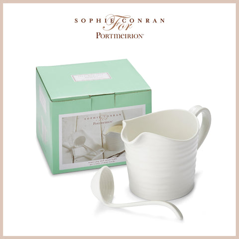 Portmeirion Sophie Conran ripple texture close-up offering tactile grip and visual appeal