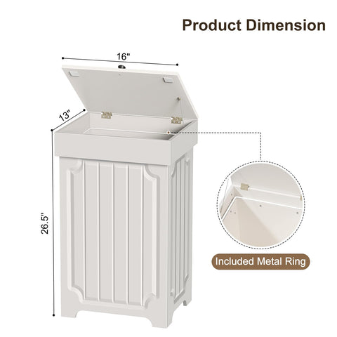 Povrgive closed lid detail demonstrating secure closure and odor control benefit