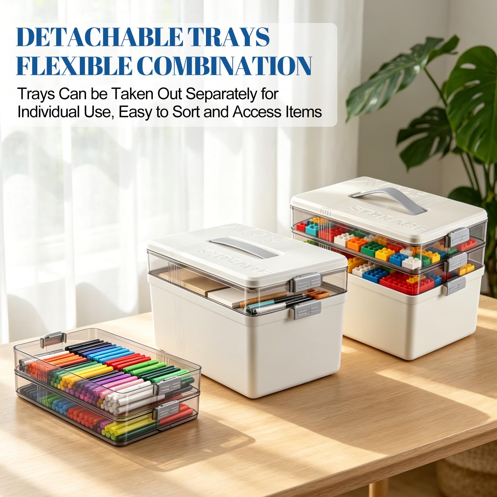 Povtulu stored in a cabinet to show space-saving vertical organization on shelves