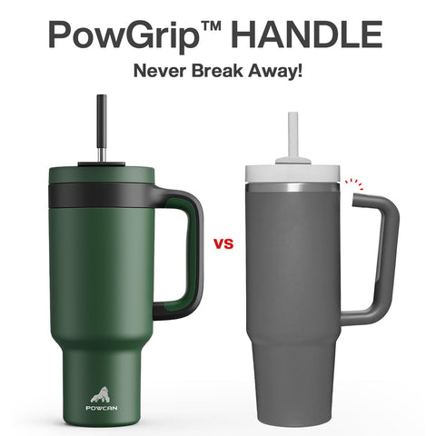 POWCAN lid detail highlighting 2-in-1 functionality and leakproof option