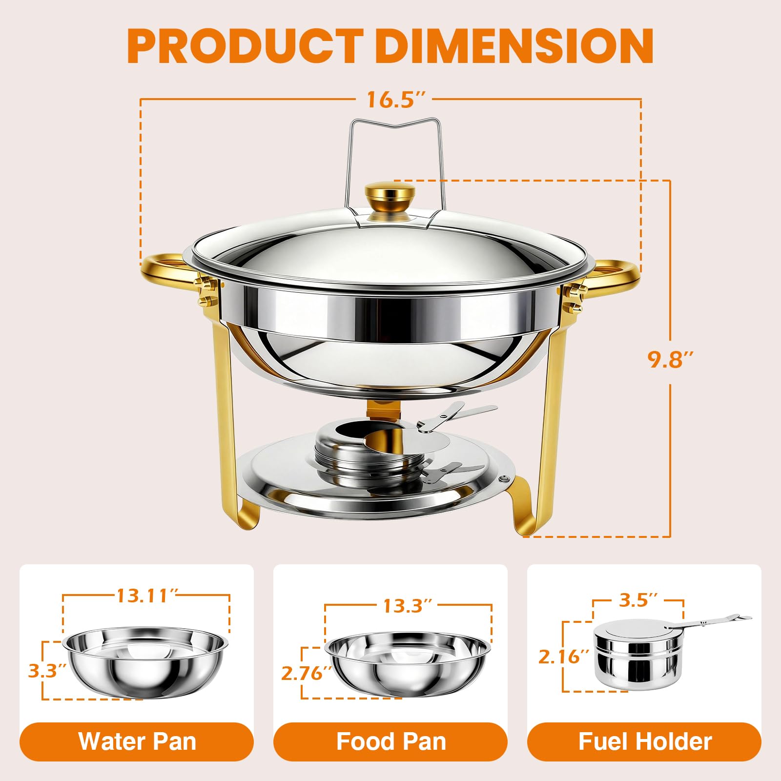 POWERFUEL serving tongs displayed next to food pan for coordinated serving