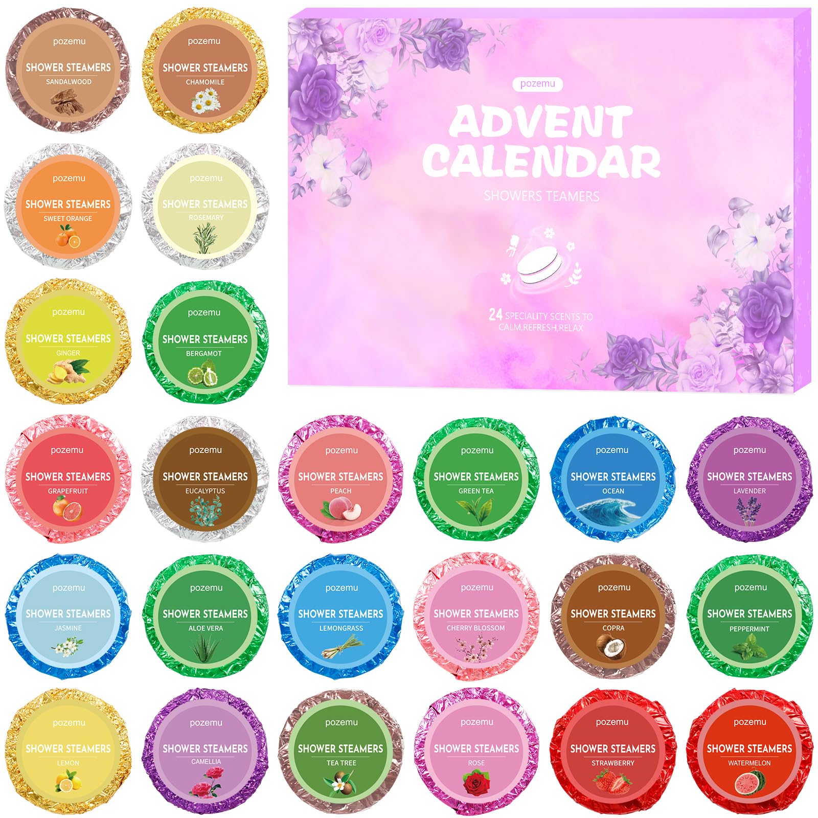 pozemu front packaging showing festive advent calendar and gift-ready presentation