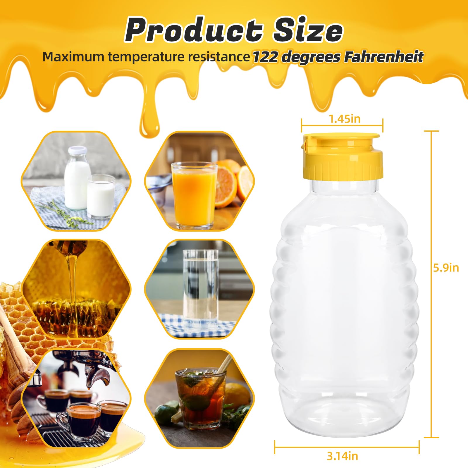 PPXHFV side profile of squeezable body showing flexible design for controlled pours