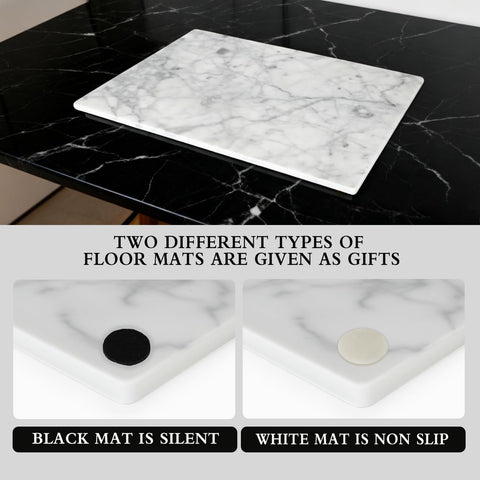 PracFit rolling dough on marble showing natural coolness preserving butter