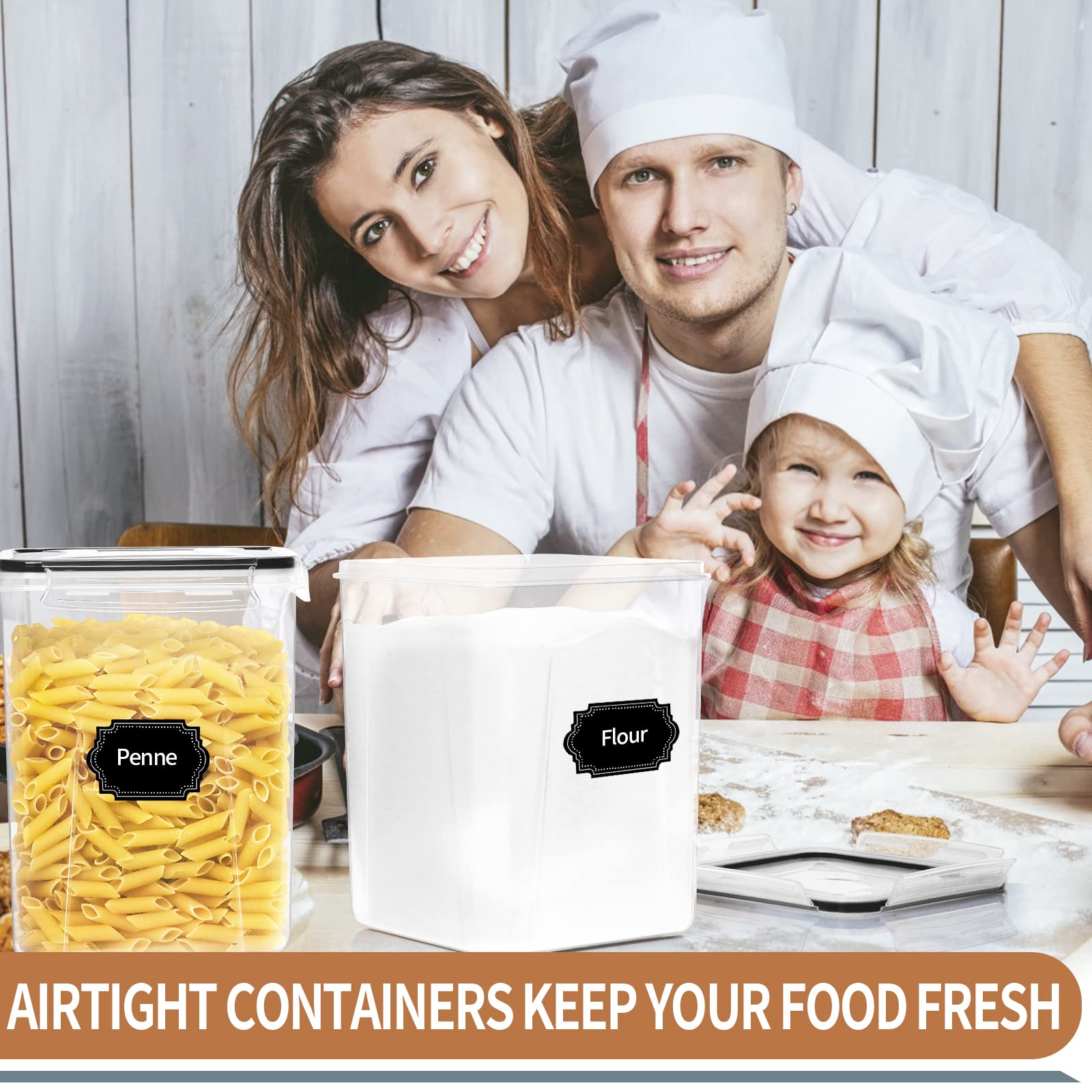 PRAKI container beside measuring cup showing 5.2L capacity benefit